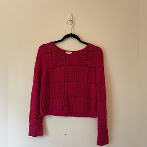 Coord Ultra Pink Knit Matching Set S